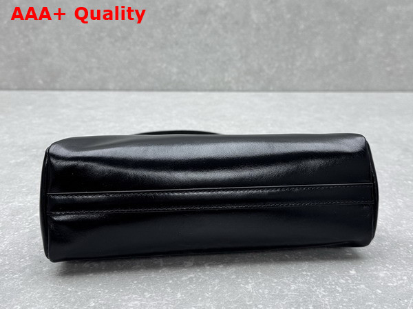 Miu Miu Solitaire Shiny Leather Clutch in Black 5BF130 Replica