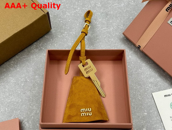 Miu Miu Suede Trick in Whiskey 5TL514 Replica