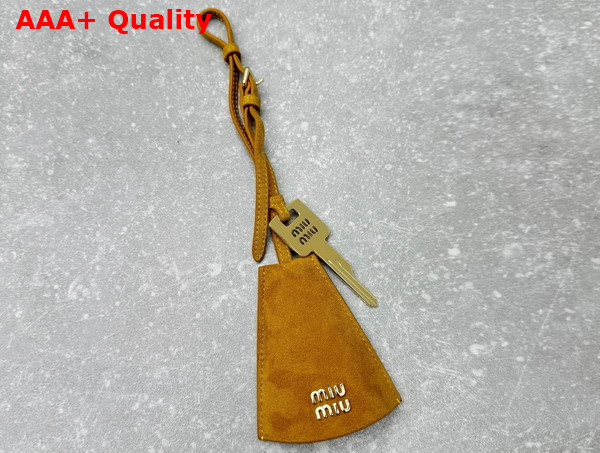 Miu Miu Suede Trick in Whiskey 5TL514 Replica