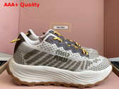 Miu Miu Technical Fabric Sneakers in Ivy Green 5E480E Replica