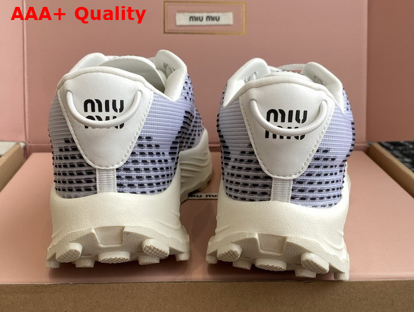 Miu Miu Technical Fabric Sneakers in Light Blue 5E480E Replica