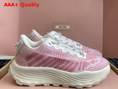 Miu Miu Technical Fabric Sneakers in Pink 5E480E Replica