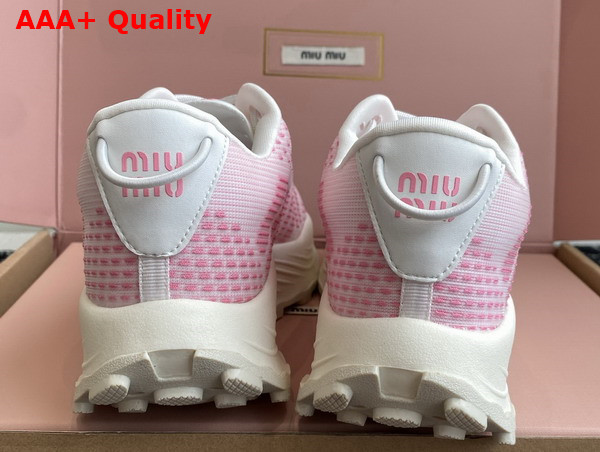Miu Miu Technical Fabric Sneakers in Pink 5E480E Replica