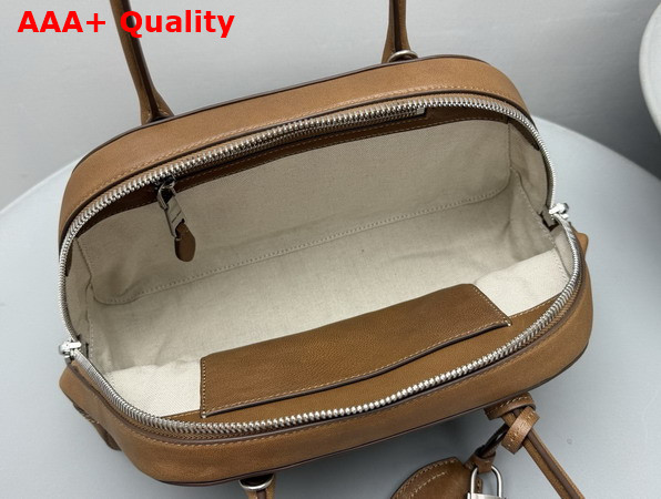 Miu Miu Vivant Nappa Leather Bag in Caramel 5BB199 Replica