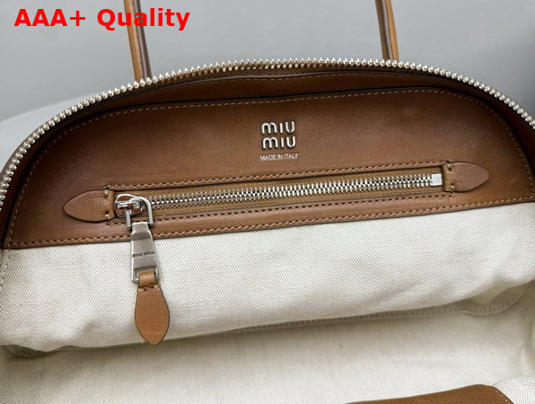 Miu Miu Vivant Nappa Leather Bag in Caramel 5BB199 Replica