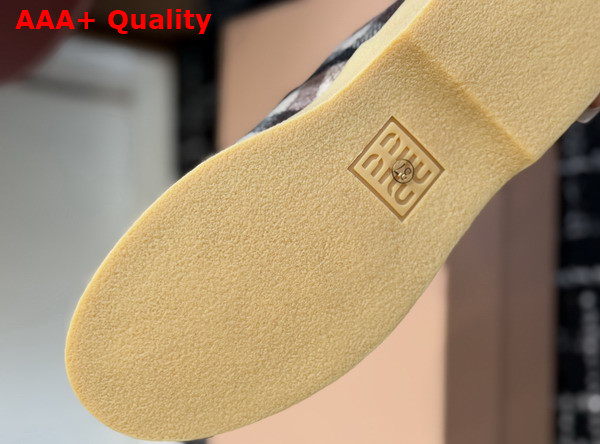 Miu Miu Wool and Shearling Slip On Booties in Camel Beige and Blue 5T558E Replica