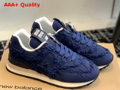 New Balance 574 x Miu Miu Denim Sneakers in Royal Blue Replica