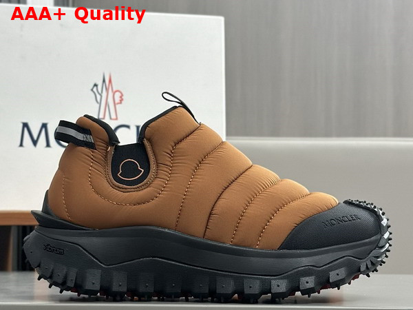 Moncler Trailgrip Apres Water Repellent Sneakers in Light Brown Replica