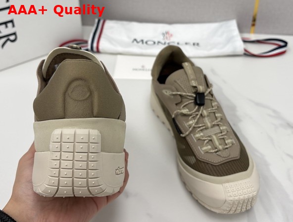 Moncler Trailgrip LP Suede and Nubuck Sneaker in Beige Replica