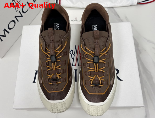 Moncler Trailgrip LP Suede and Nubuck Sneaker in Brown Replica