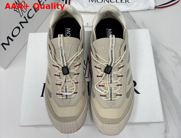 Moncler Trailgrip LP Suede and Nubuck Sneaker in Light Beige Replica