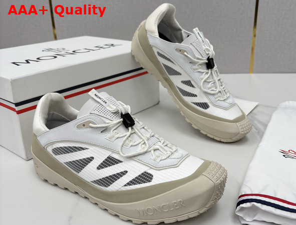 Moncler Trailgrip LP Suede and Nubuck Sneaker in White Replica