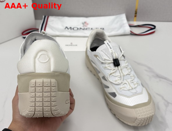Moncler Trailgrip LP Suede and Nubuck Sneaker in White Replica