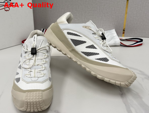 Moncler Trailgrip LP Suede and Nubuck Sneaker in White Replica