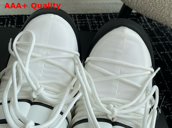 Moon Boot Icon Low White Nylon Boots 17005261 Replica