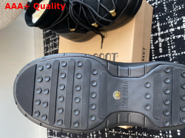 Moon Boot Luna Black Suede Boots 23539124 Replica