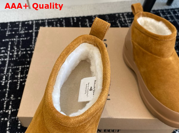 Moon Boot Luna Low Brown Suede Boots 23539125 Replica