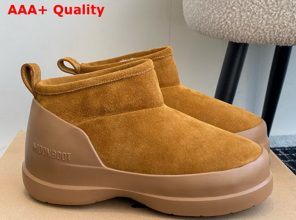 Moon Boot Luna Low Brown Suede Boots 23539125 Replica