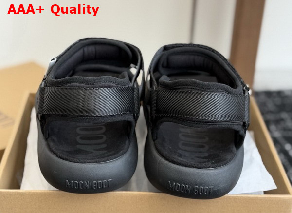 Moon Boot Super Sandal Black 80D2420010 Replica