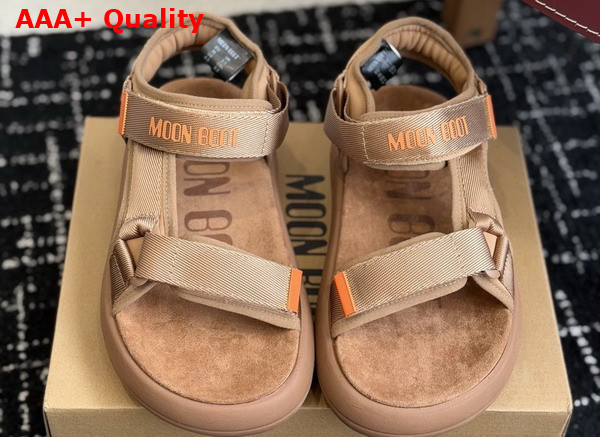 Moon Boot Super Sandal Brown 80D2420010 Replica