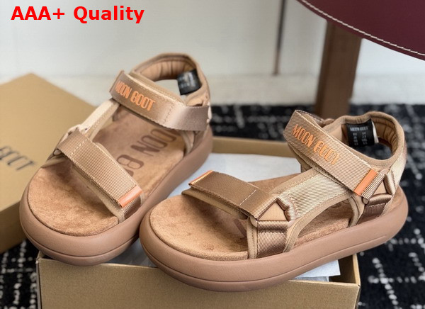 Moon Boot Super Sandal Brown 80D2420010 Replica