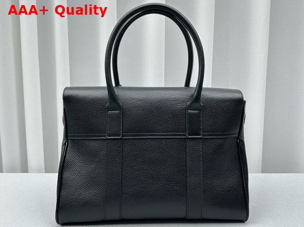 Mulberry Bayswater in Black Small Classic Grain Leather with Silver Lock Replica
