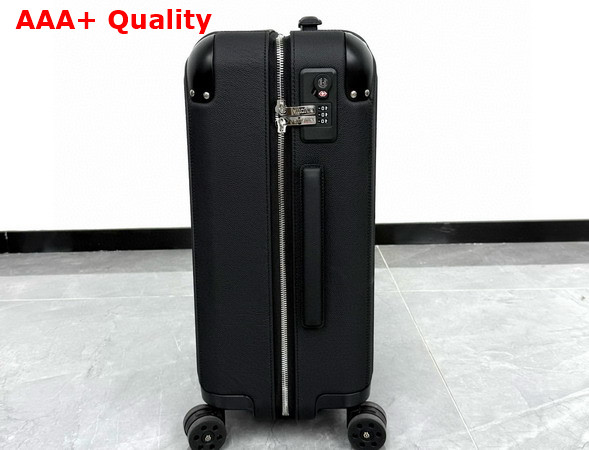 Rimowa Cabin Luggage in Black Leather and Anodized Aluminum Replica