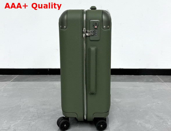 Rimowa Cabin Luggage in Green Leather and Anodized Aluminum Replica