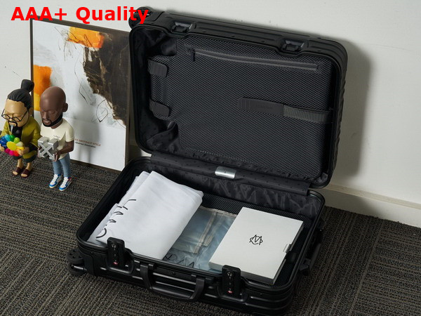 Rimowa Cabin S Aluminium Suitcase in Black Replica