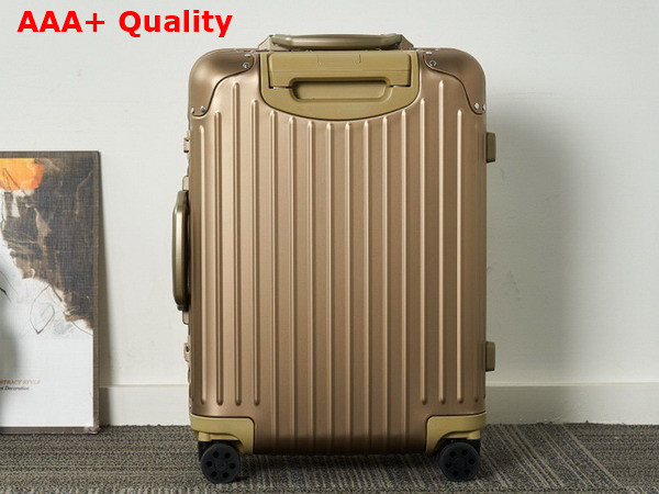 Rimowa Cabin S Aluminium Suitcase in Titanium Replica