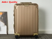 Rimowa Cabin S Aluminium Suitcase in Titanium Replica
