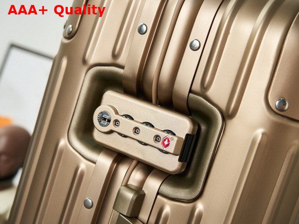Rimowa Cabin S Aluminium Suitcase in Titanium Replica