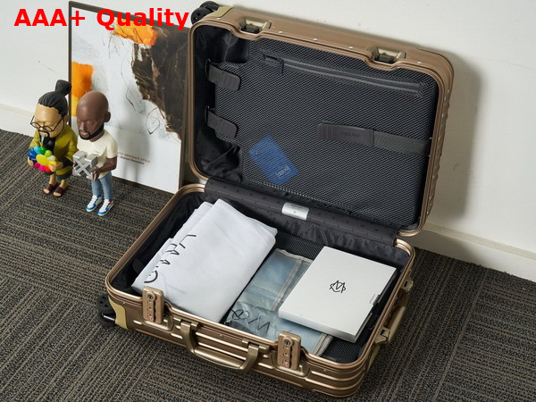 Rimowa Cabin S Aluminium Suitcase in Titanium Replica