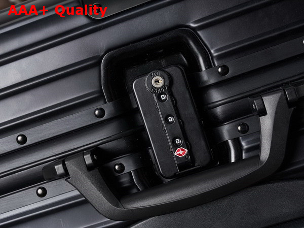 Rimowa Compact Luggage in Black Aluminium Replica