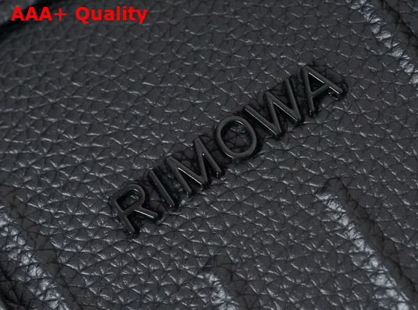 Rimowa Never Still Leather Briefcase in Black Replica