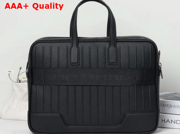 Rimowa Never Still Leather Briefcase in Black Replica