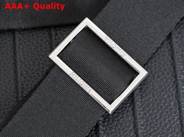 Rimowa Never Still Leather Briefcase in Black Replica