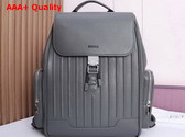 Rimowa Never Still Leather Flap Backpack Large in Grey Replica