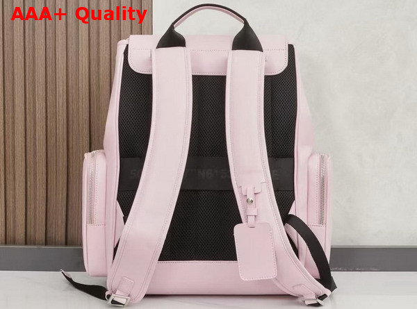 Rimowa Never Still Leather Flap Backpack Large in Pink Replica