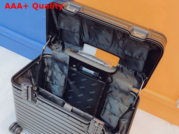 Rimowa Original Pilot Case in Black Aluminium Replica