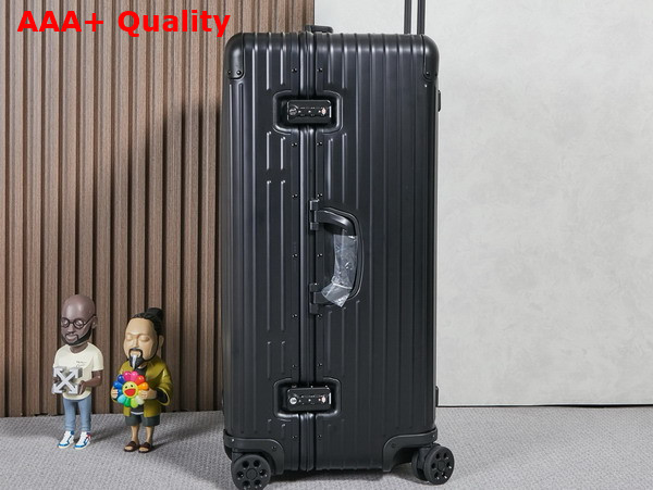 Rimowa Original Trunk Plus in Black Aluminium Replica