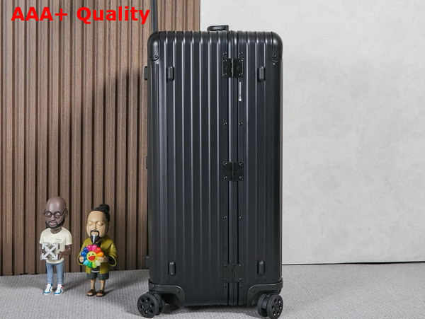 Rimowa Original Trunk Plus in Black Aluminium Replica