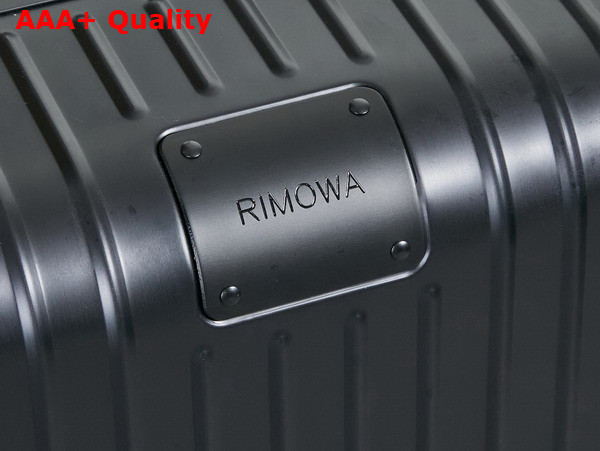 Rimowa Original Trunk Plus in Black Aluminium Replica