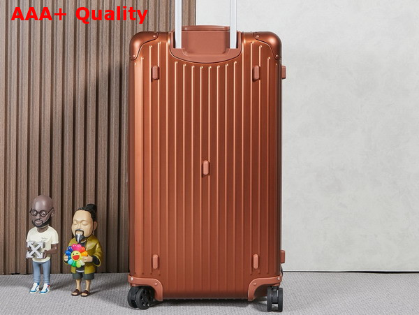 Rimowa Original Trunk Plus in Bronze Brown Aluminium Replica