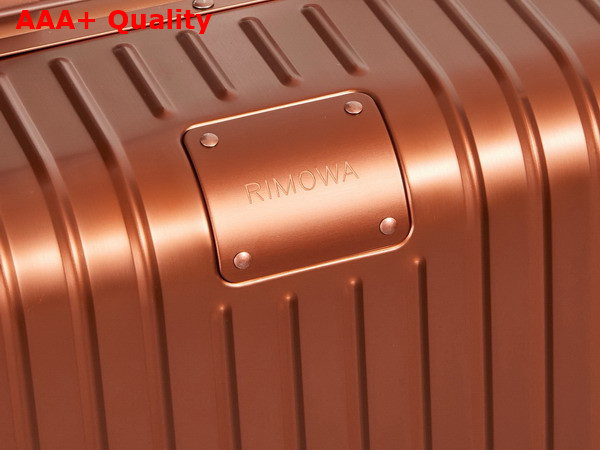 Rimowa Original Trunk Plus in Bronze Brown Aluminium Replica