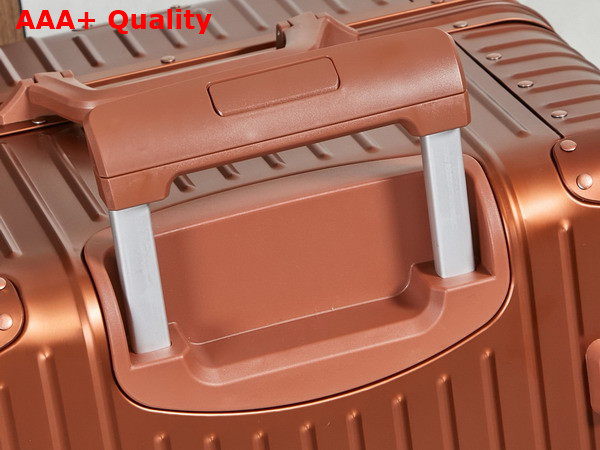 Rimowa Original Trunk Plus in Bronze Brown Aluminium Replica