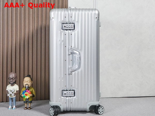Rimowa Original Trunk Plus in Silver Aluminium Replica