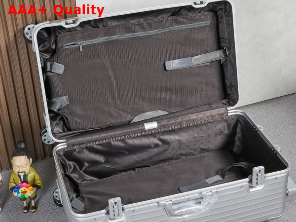 Rimowa Original Trunk Plus in Silver Aluminium Replica