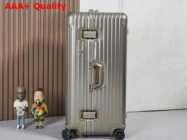 Rimowa Original Trunk Plus in Titanium Aluminium Replica