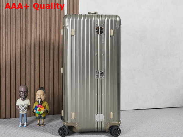 Rimowa Original Trunk Plus in Titanium Aluminium Replica